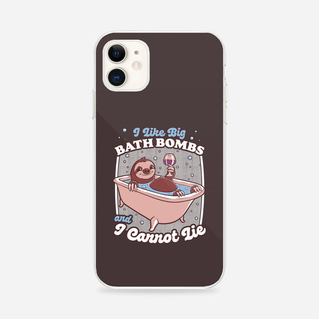 Relax Sloth Bubble Bathtub-iPhone-Snap-Phone Case-Studio Mootant
