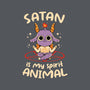 Satan Is My Spirit Animal-Unisex-Basic-Tee-tobefonseca