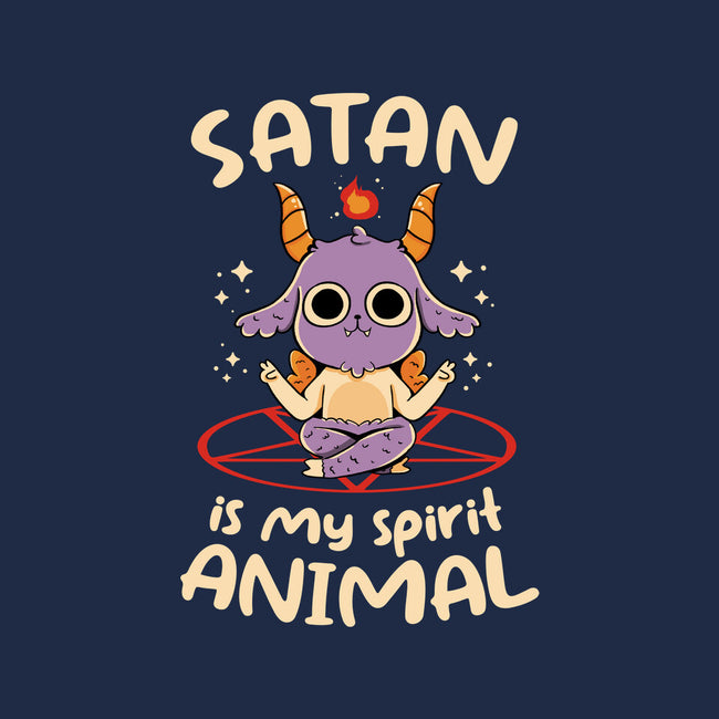 Satan Is My Spirit Animal-Unisex-Basic-Tee-tobefonseca