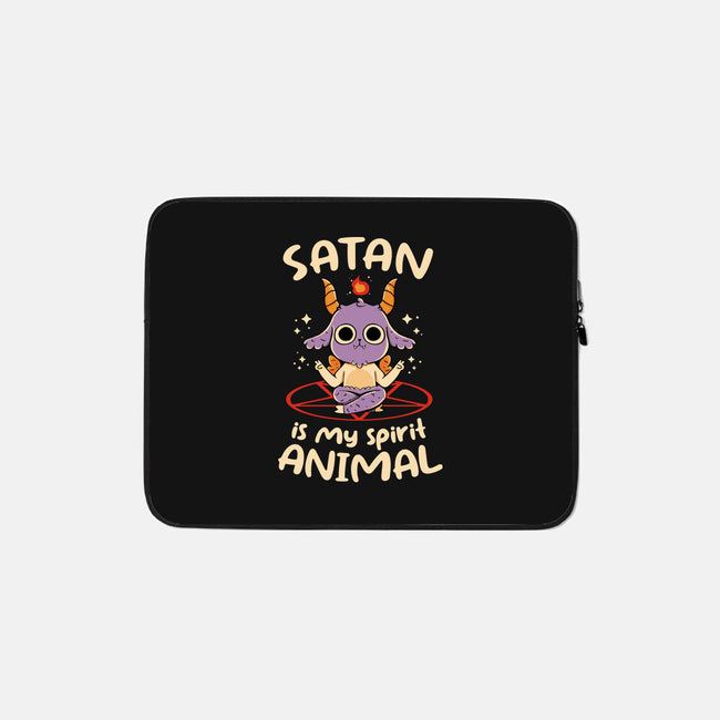 Satan Is My Spirit Animal-None-Zippered-Laptop Sleeve-tobefonseca