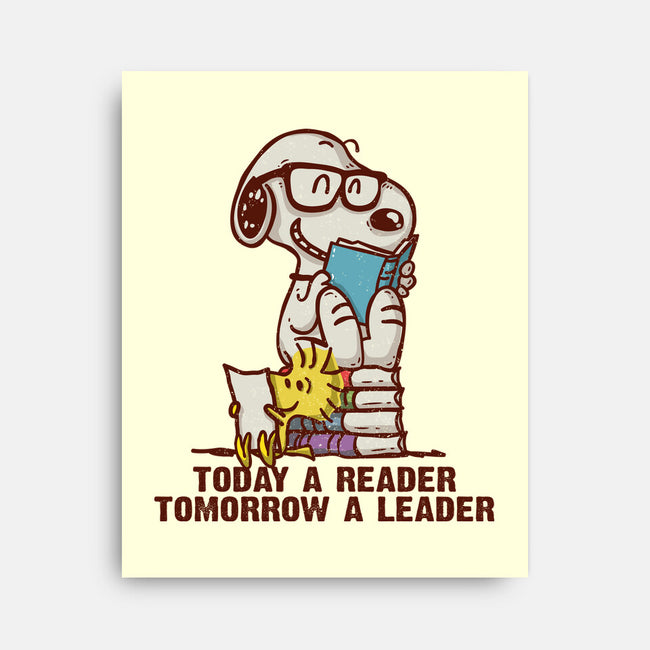 Readers Creates Leader-None-Stretched-Canvas-Xentee