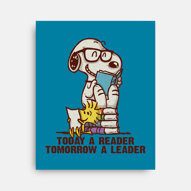 Readers Creates Leader-None-Stretched-Canvas-Xentee