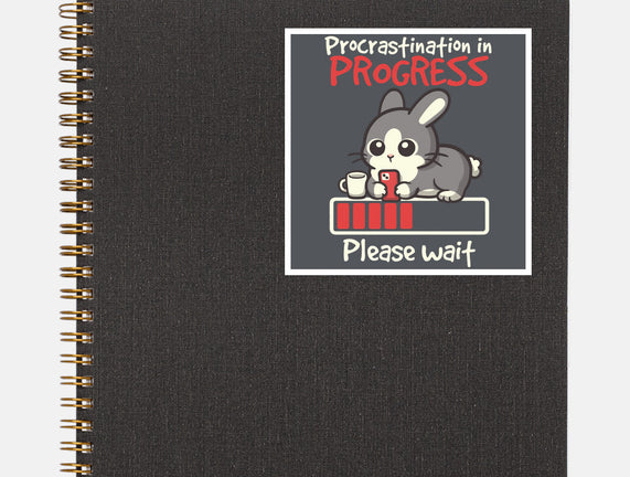 Bunny Procrastination In Progress