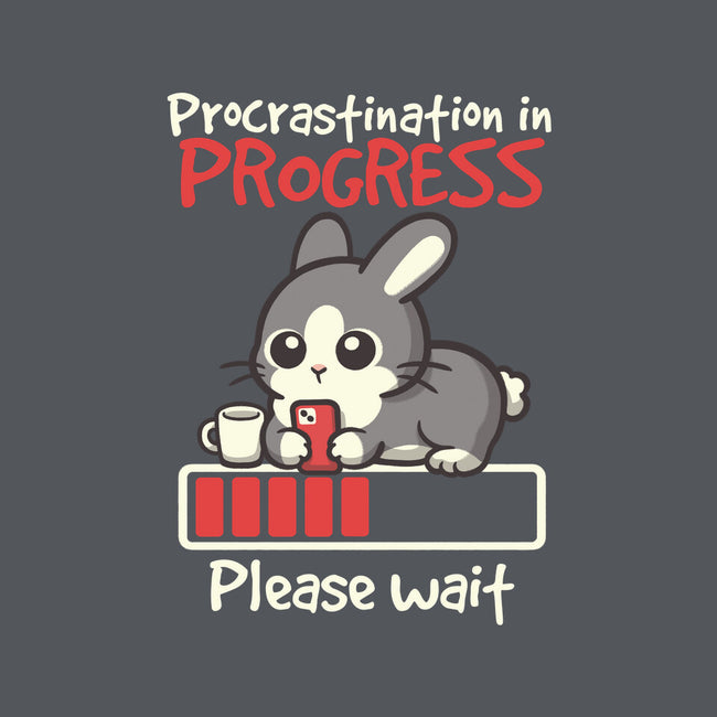Bunny Procrastination In Progress-None-Stretched-Canvas-NemiMakeit