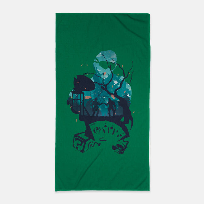 Holographic Trickster-None-Beach-Towel-Dipewhy