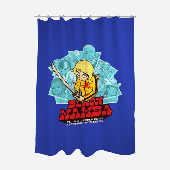 Black Mamba Vs The Deadly Vipers-None-Polyester-Shower Curtain-kgullholmen