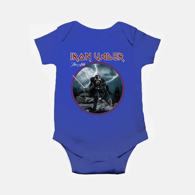 Iron Vader-Baby-Basic-Onesie-retrodivision