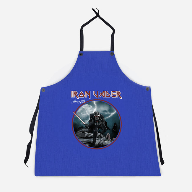 Iron Vader-Unisex-Kitchen-Apron-retrodivision