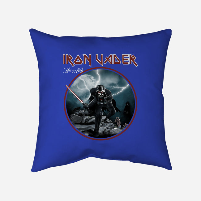 Iron Vader-None-Removable Cover-Throw Pillow-retrodivision