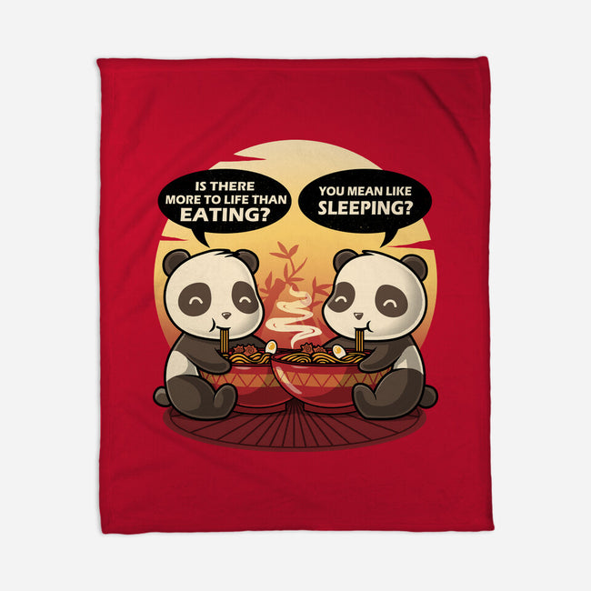 Panda Life-None-Fleece-Blanket-erion_designs