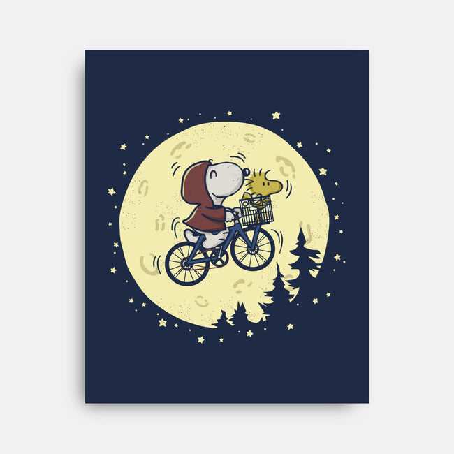 To The Moon-None-Stretched-Canvas-Xentee
