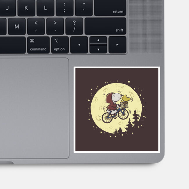 To The Moon-None-Glossy-Sticker-Xentee