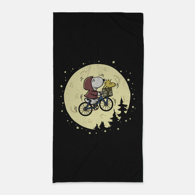 To The Moon-None-Beach-Towel-Xentee