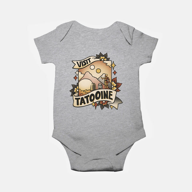 Visit Tatooine Tattoo-Baby-Basic-Onesie-tobefonseca