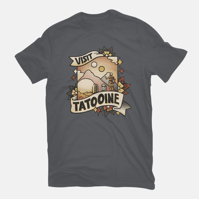 Visit Tatooine Tattoo-Womens-Basic-Tee-tobefonseca