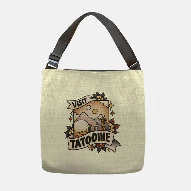 Visit Tatooine Tattoo-None-Adjustable Tote-Bag-tobefonseca
