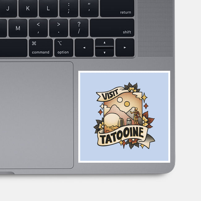 Visit Tatooine Tattoo-None-Glossy-Sticker-tobefonseca