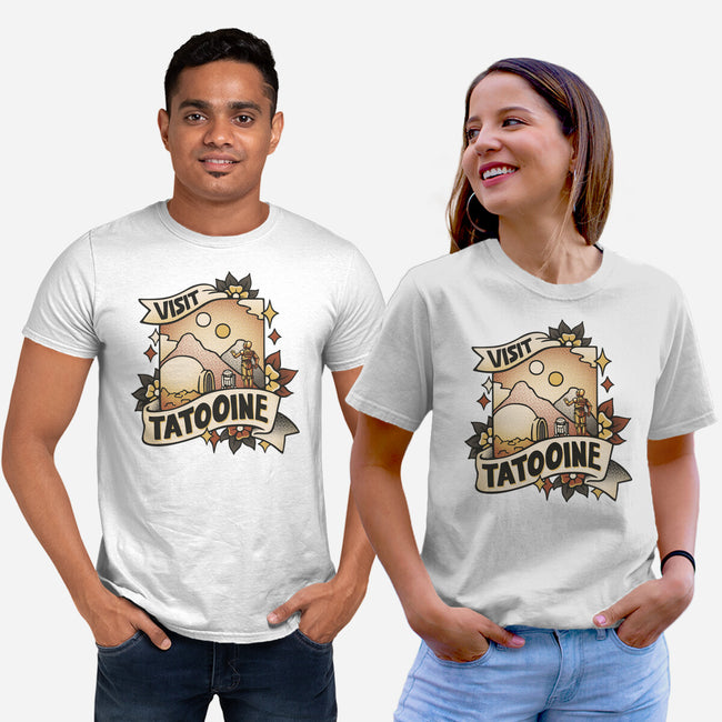 Visit Tatooine Tattoo-Unisex-Basic-Tee-tobefonseca