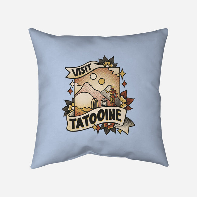 Visit Tatooine Tattoo-None-Removable Cover-Throw Pillow-tobefonseca