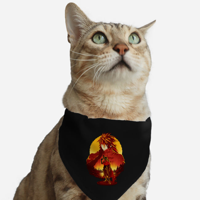 Crimson Sunset-Cat-Adjustable-Pet Collar-hypertwenty