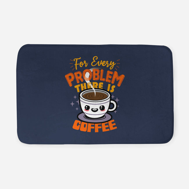 For Every Problem There Is Coffee-None-Memory Foam-Bath Mat-Boggs Nicolas