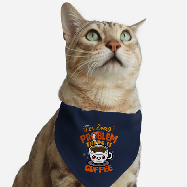 For Every Problem There Is Coffee-Cat-Adjustable-Pet Collar-Boggs Nicolas