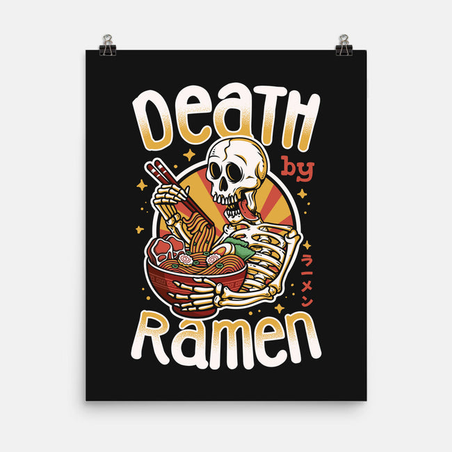 Death By Ramen-None-Matte-Poster-Olipop