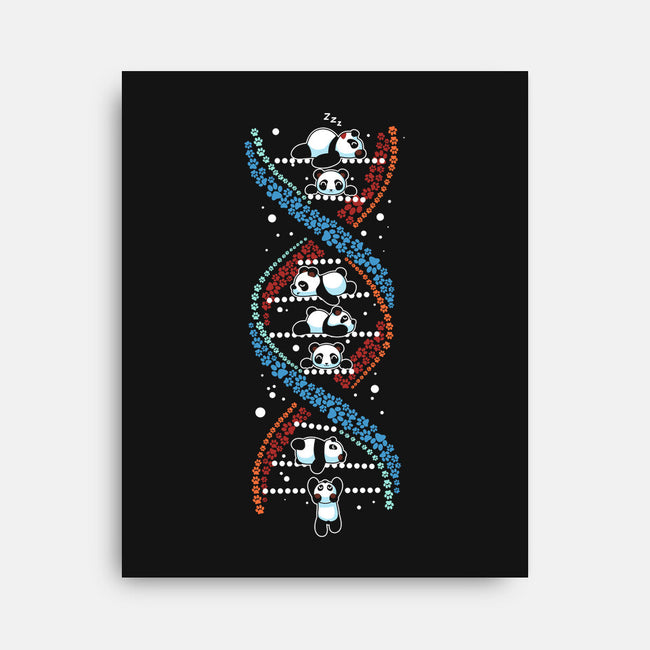 Panda's DNA-None-Stretched-Canvas-erion_designs