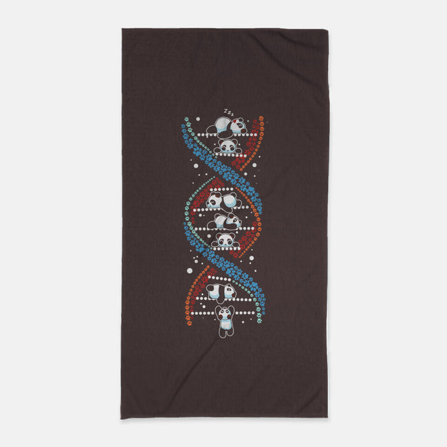 Panda's DNA-None-Beach-Towel-erion_designs