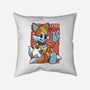 Mecha Orange Fox-None-Removable Cover-Throw Pillow-Astrobot Invention