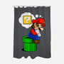The Thinking Plumber-None-Polyester-Shower Curtain-demonigote