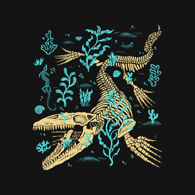 Mosasaurus Fossils-None-Polyester-Shower Curtain-estudiofitas
