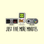 Just Five More Minutes-None-Glossy-Sticker-Melonseta