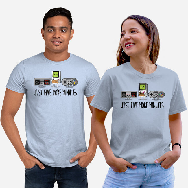 Just Five More Minutes-Unisex-Basic-Tee-Melonseta
