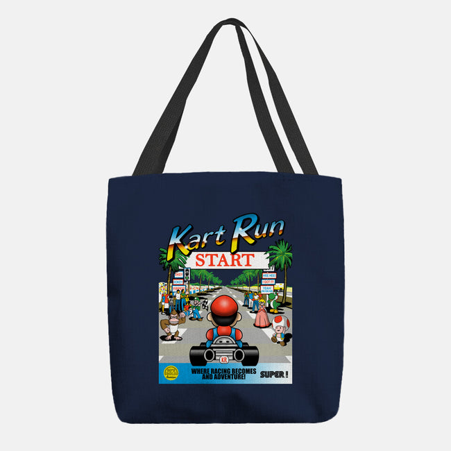Kart Run-None-Basic Tote-Bag-NMdesign