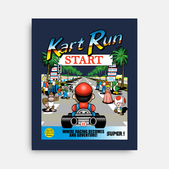 Kart Run-None-Stretched-Canvas-NMdesign