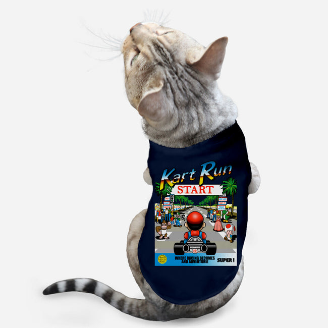 Kart Run-Cat-Basic-Pet Tank-NMdesign