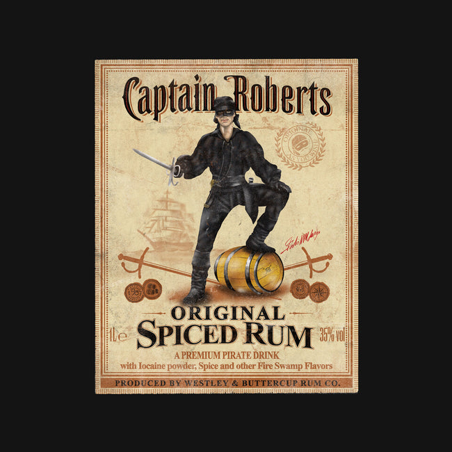 Captain Roberts Spiced Rum-None-Removable Cover-Throw Pillow-NMdesign