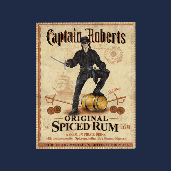Captain Roberts Spiced Rum-Womens-Racerback-Tank-NMdesign