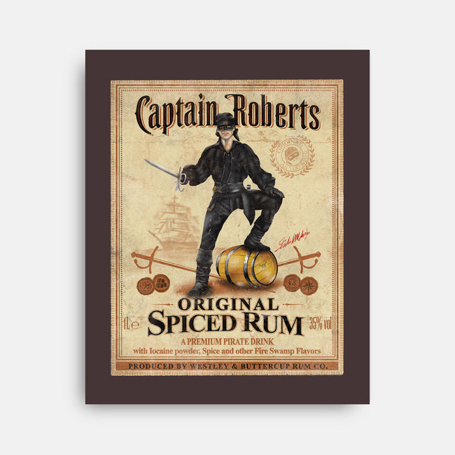 Captain Roberts Spiced Rum-None-Stretched-Canvas-NMdesign