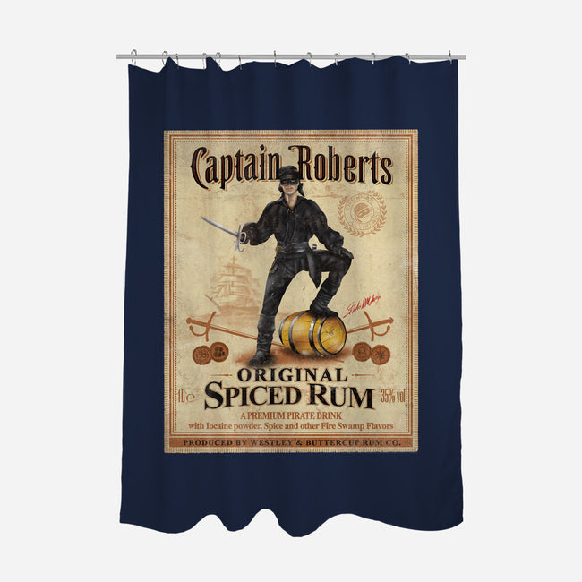 Captain Roberts Spiced Rum-None-Polyester-Shower Curtain-NMdesign