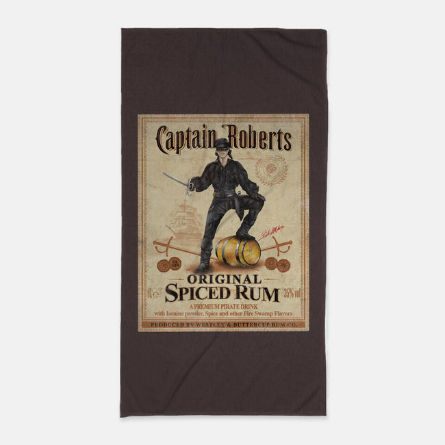 Captain Roberts Spiced Rum-None-Beach-Towel-NMdesign