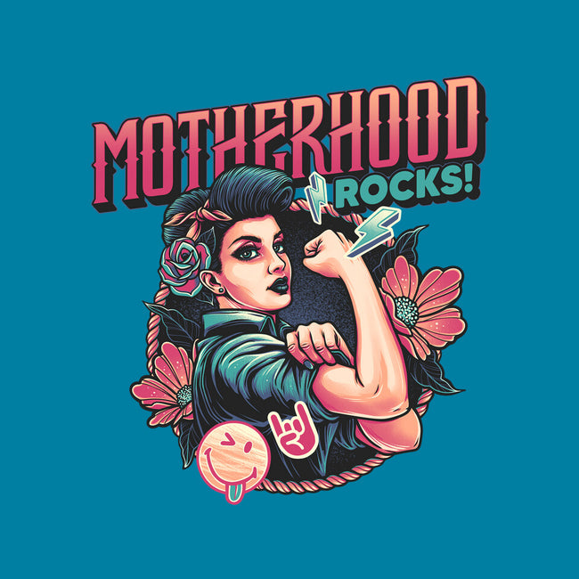 Motherhood Rocks-Unisex-Basic-Tee-momma_gorilla