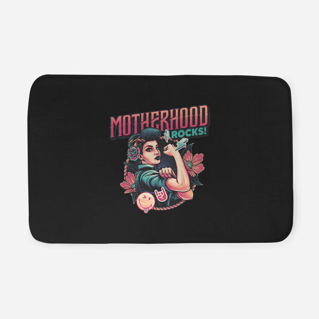 Motherhood Rocks-None-Memory Foam-Bath Mat-momma_gorilla