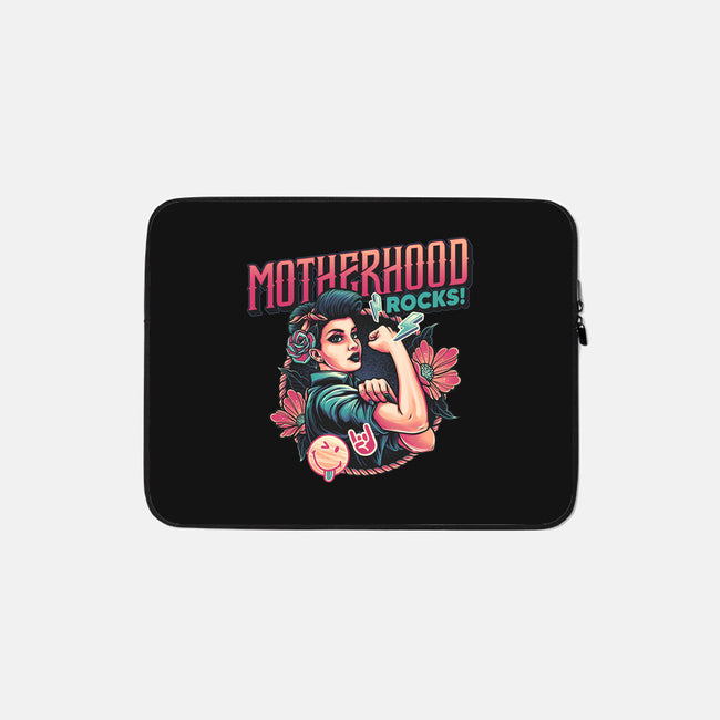 Motherhood Rocks-None-Zippered-Laptop Sleeve-momma_gorilla
