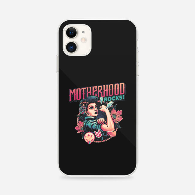 Motherhood Rocks-iPhone-Snap-Phone Case-momma_gorilla