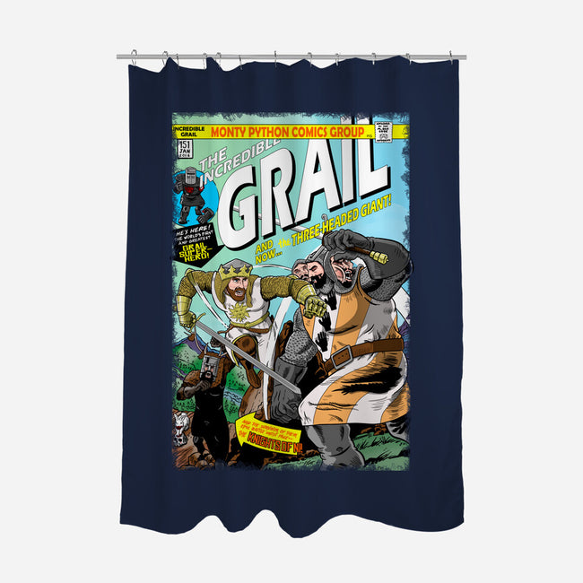 The Incredible Grail-None-Polyester-Shower Curtain-MarianoSan