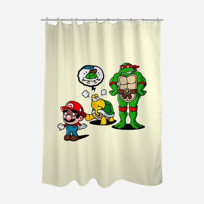 Big Turtle Bro-None-Polyester-Shower Curtain-demonigote