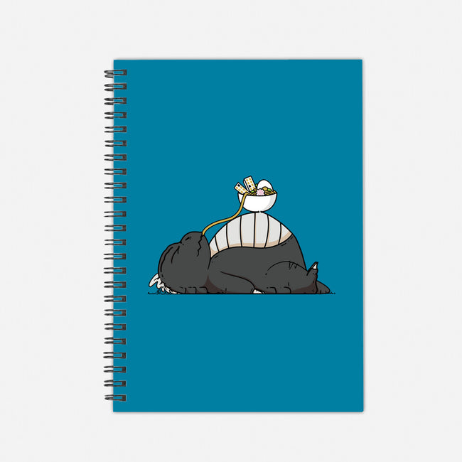 Sleepy Kaiju Ramen-None-Dot Grid-Notebook-sebasebi