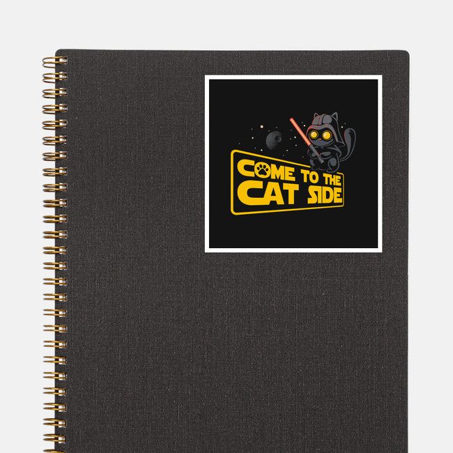 Come To The Cat Side-None-Glossy-Sticker-erion_designs